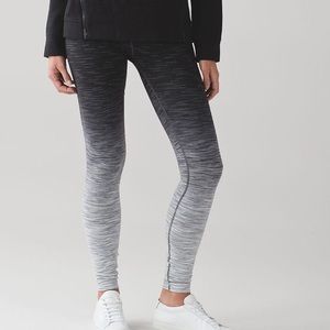 Lululemon High Rise Ombré Wunder Under Leggings